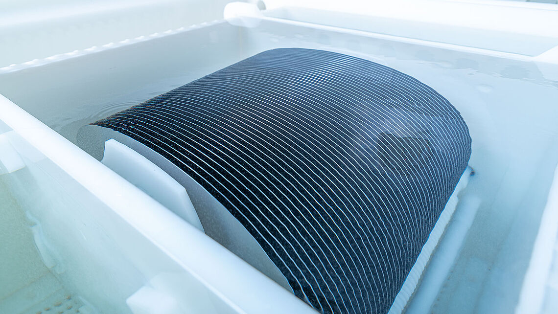 Wet input cart integration for wafers upt ot 300 mm diameter