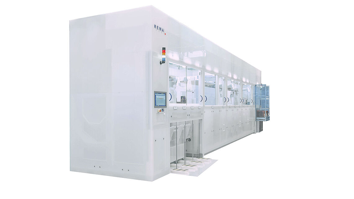 white polish cleaning tool for perfectly clean wafer surfaces Up to 300 mm wafer size