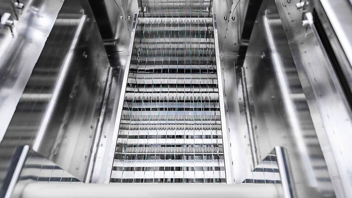 Steel tank rena machine for lange glass panels Steel tank rena machine for lange glass panels