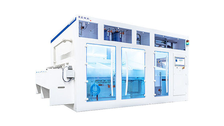 Frontview RENA InEtchSide high throughput rear side etching