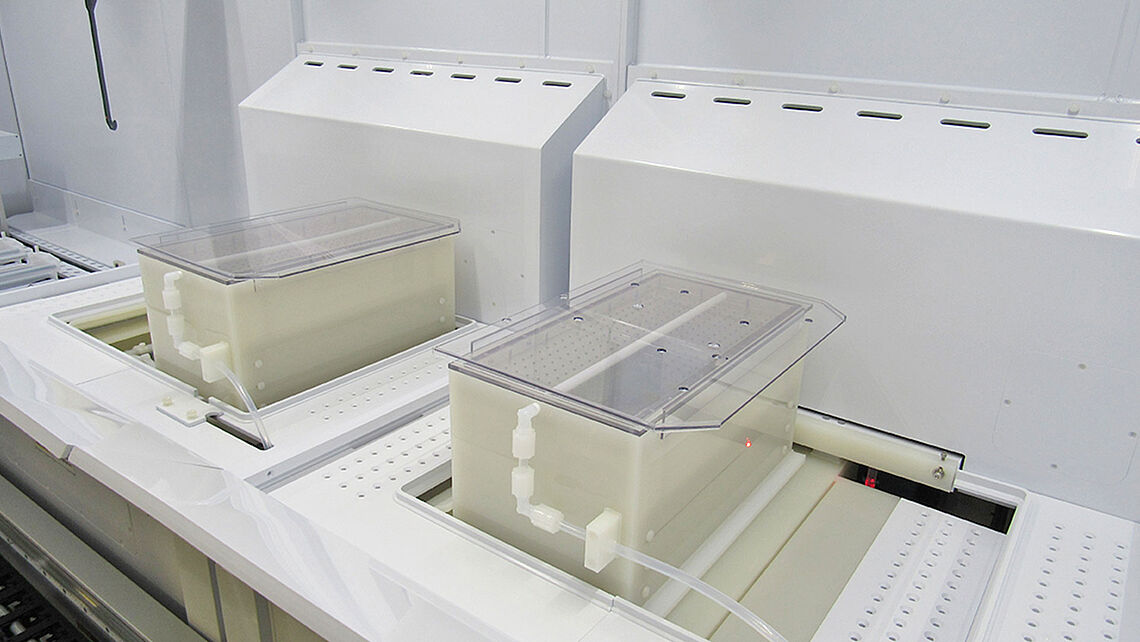 chemical cleaning before dry with no air interface during the process
