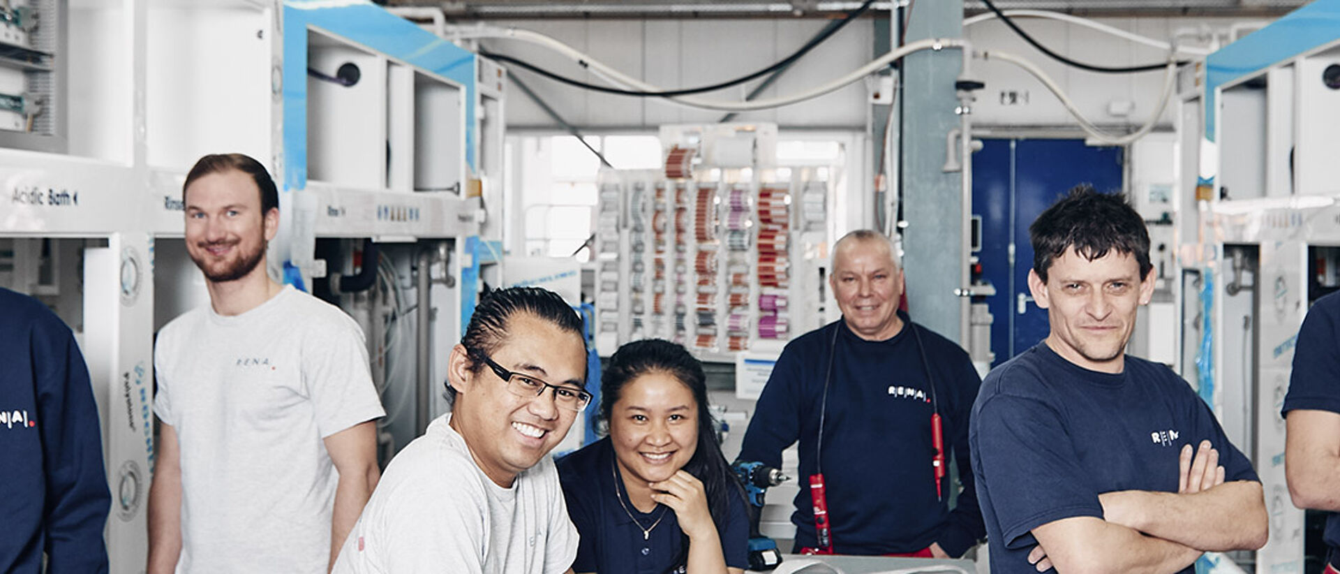 group picture of RENA employees 