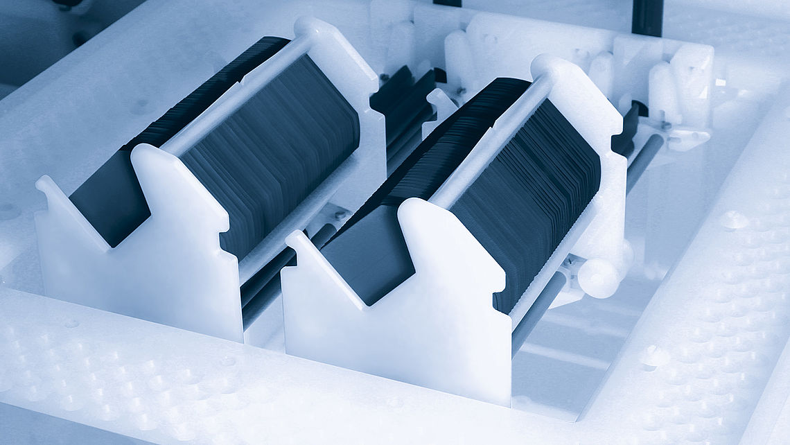 Solarcell wafer carrier