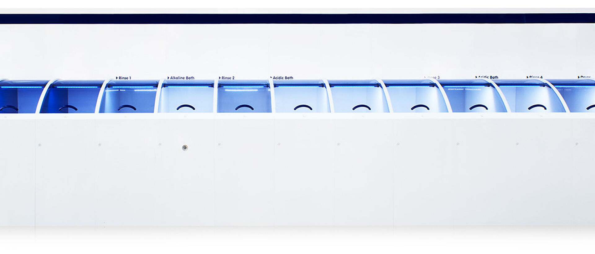 White machine RENA InOxSide 3 wet chemical single side etching automated processing equipment